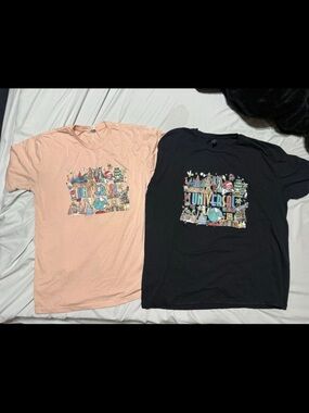 Universal Studios couple shirts - Peach or Black